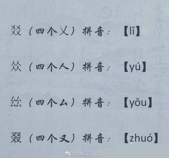 我又04叒叕来了看看下面的字你认识多少