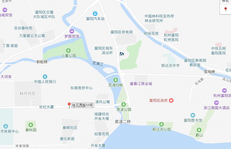 位于 浙江省富阳市富春街道桂花西路55-2号的房产 标的物 位置 浙江