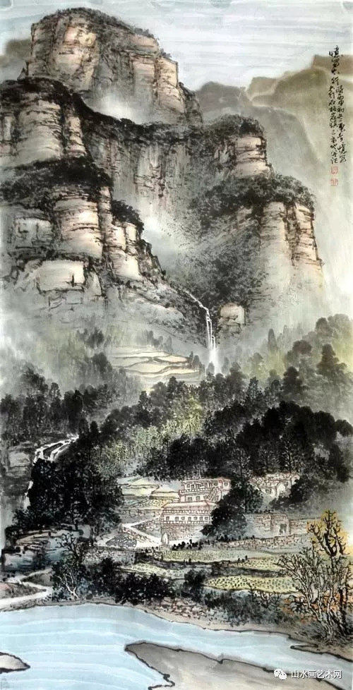 心灵的故乡-刘东方先生山水画精品赏析(高清大图)