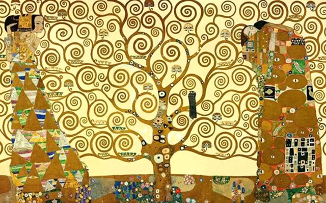 《生命之树》是古斯塔夫·克里姆特象征主义传世名作,这幅画作他大胆