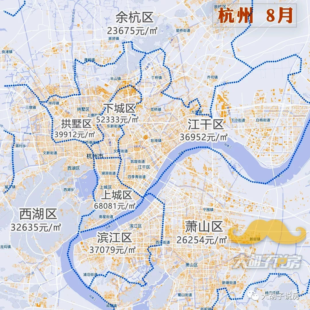 房价真跌了2018年8月最新房价地图出炉看看你家跌没跌