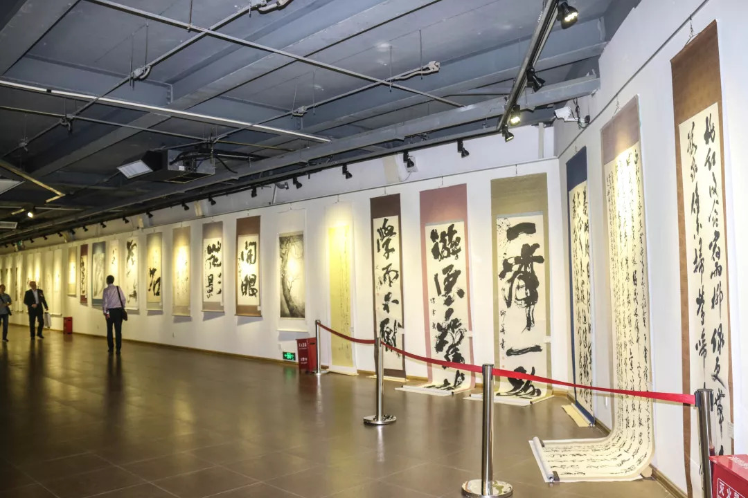 "第35届中国陕西·日本京都书画联展"在西安圣普美术馆隆重开幕