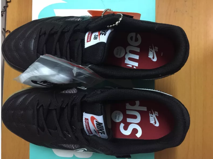 supreme x nike sb足球鞋开箱 supreme x nik