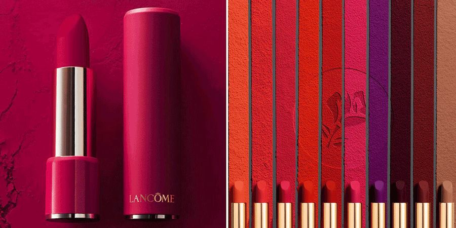 兰蔻推出了秋冬系列哑光唇膏lancome l'absolu rouge dramamatte,总共