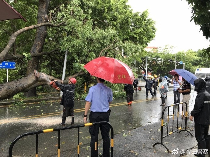 抗台风,我们在一起!