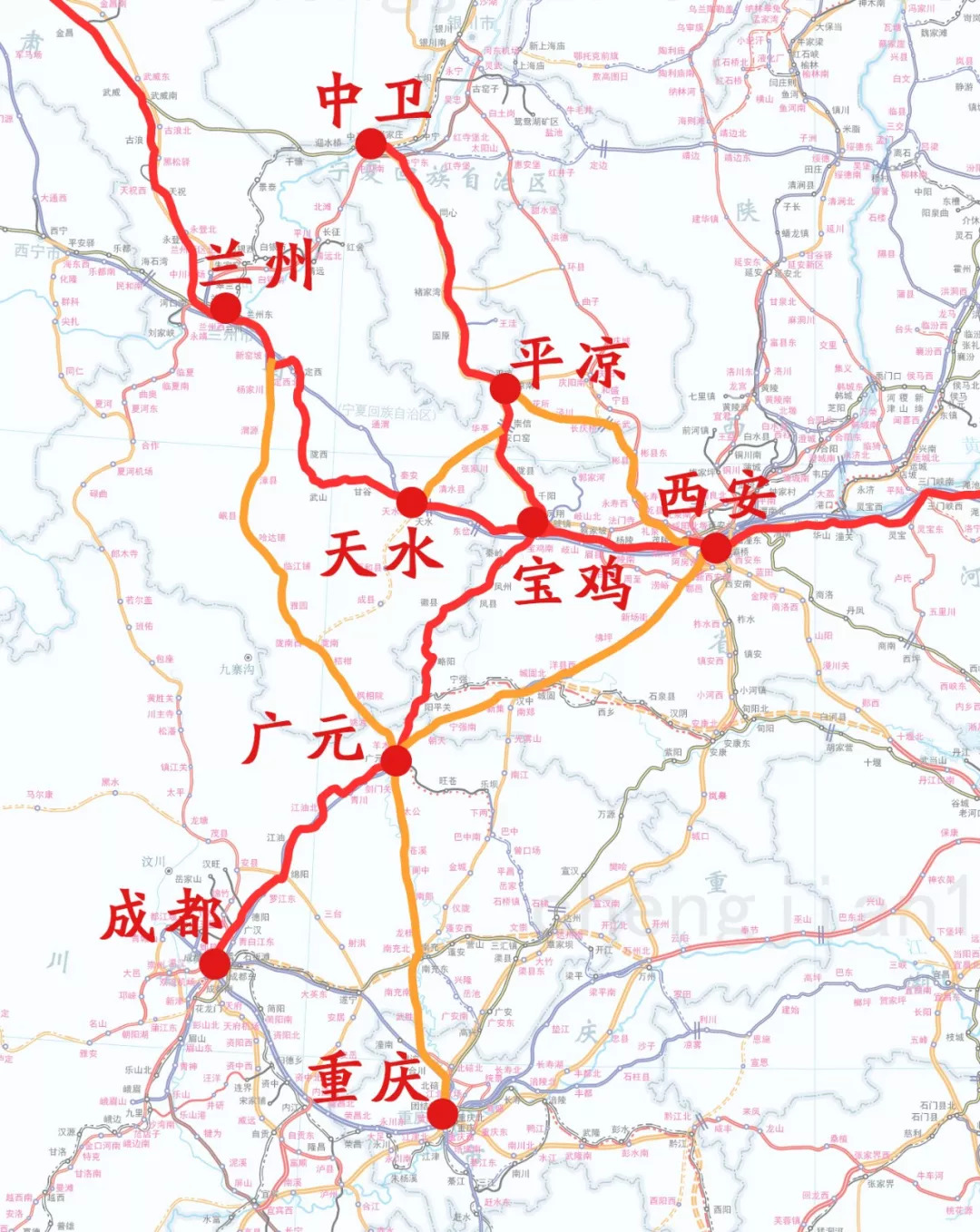 2017年底开通的西成高铁,又直接抢走了宝鸡入川铁路客运中转