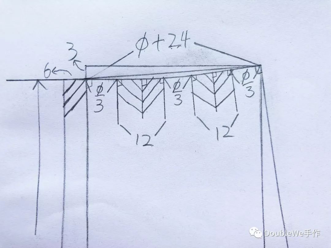 工字褶半身裙的图纸画法和制作过程