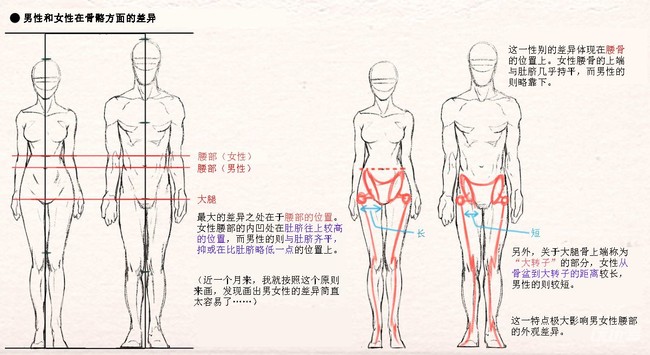 【精品】新手怎么画人体站姿和坐姿?