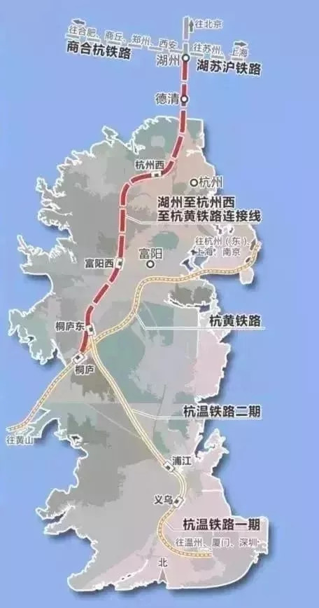 杭温铁路杭温55分钟通勤串起富阳义乌多个市县