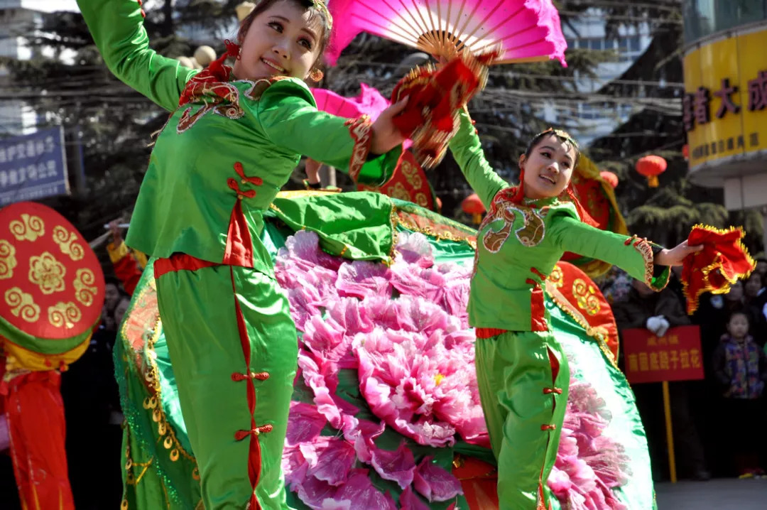 井陉拉花遍地扭咱去山东走一走