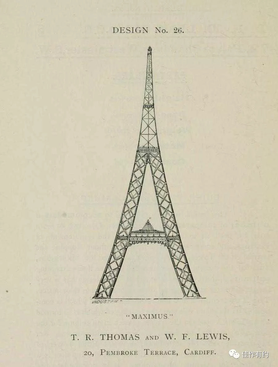 最终停留在图纸上的英国"埃菲尔铁塔"