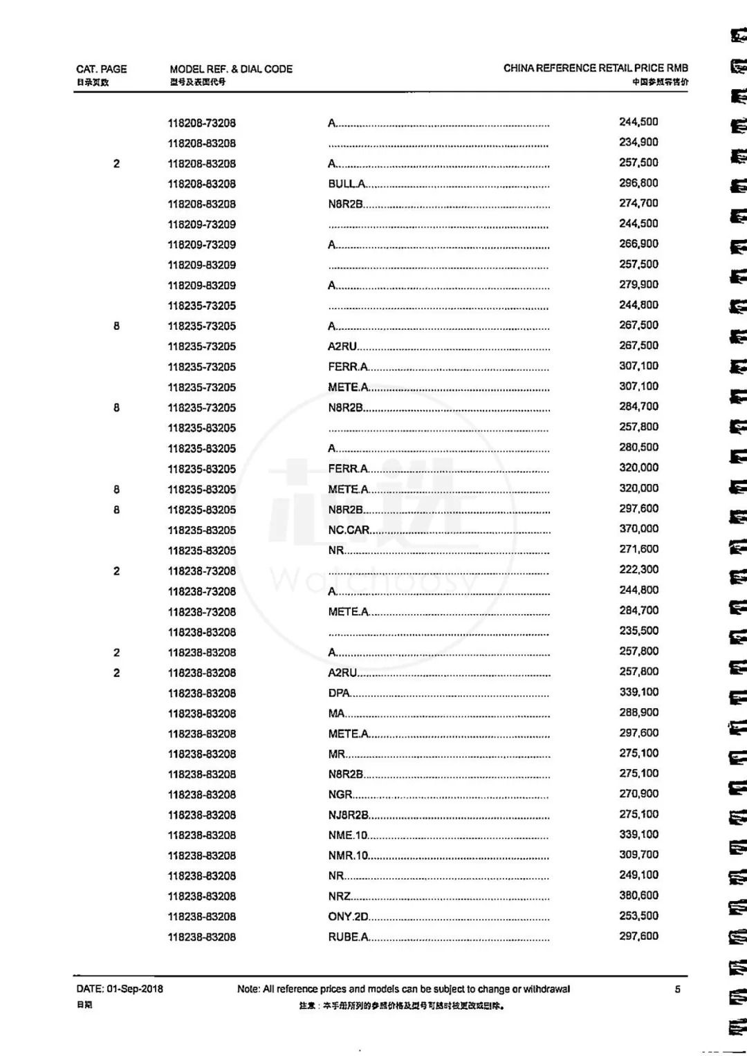 独家！劳力士2019年最新官方价格表，最贵居然要475万！