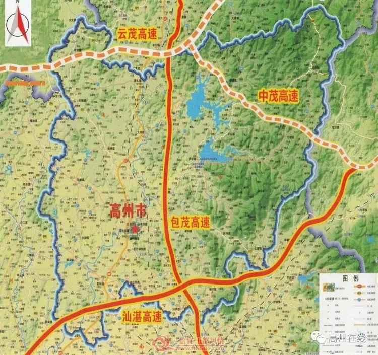 茂名要再新建一条高速路,已被列为广东省今年重点建设