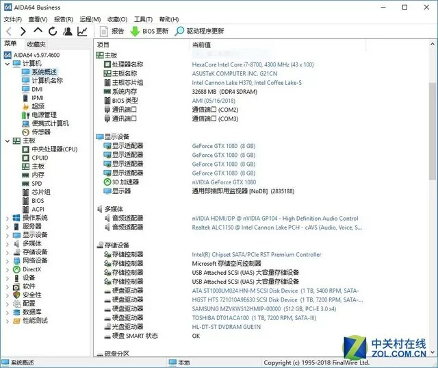 整机配置参数