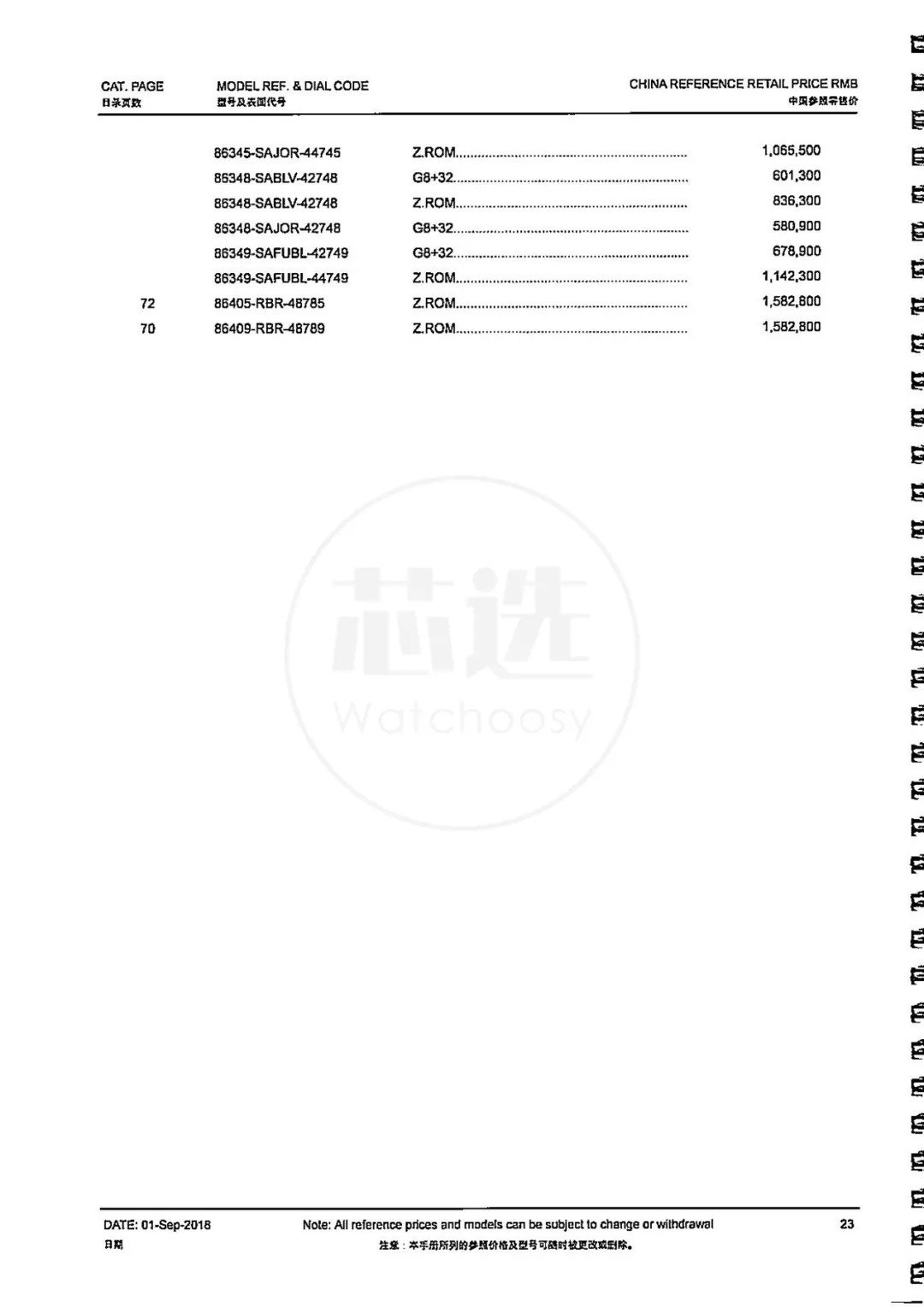 独家！劳力士2019年最新官方价格表，最贵居然要475万！