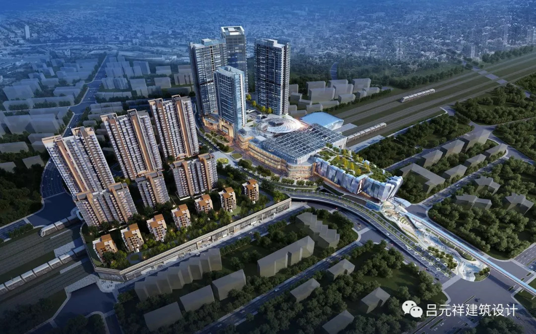 rlp 设计位于上海地铁莘庄站上盖的 tod 综合体项目 todtown 天荟