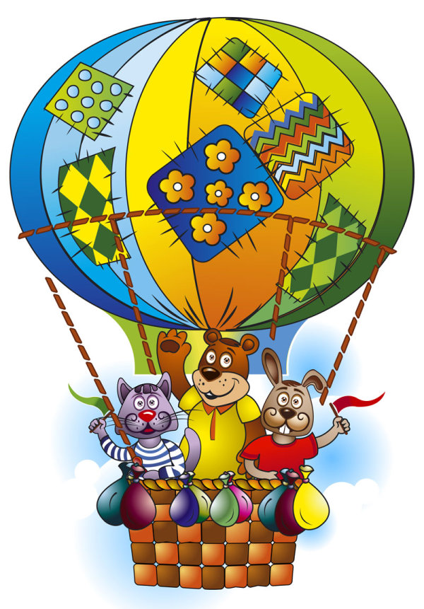 少儿创意美术《热气球》,带上最爱的人一起去旅行吧!