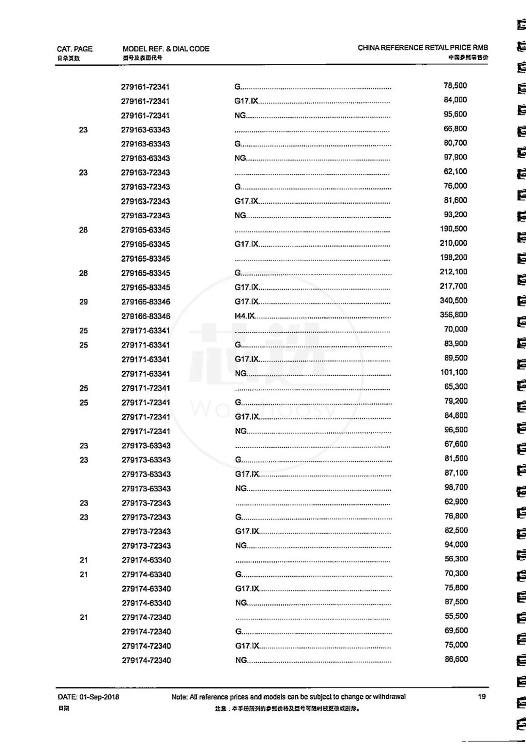 独家！劳力士2019年最新官方价格表，最贵居然要475万！