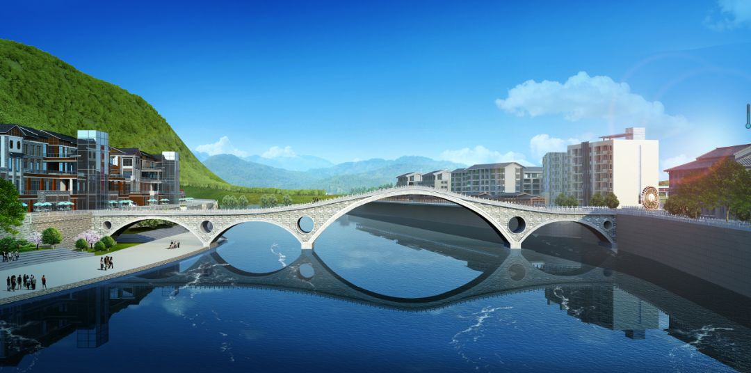 新建的龙河景观桥与石柱人的生活密切相关本月正式开工