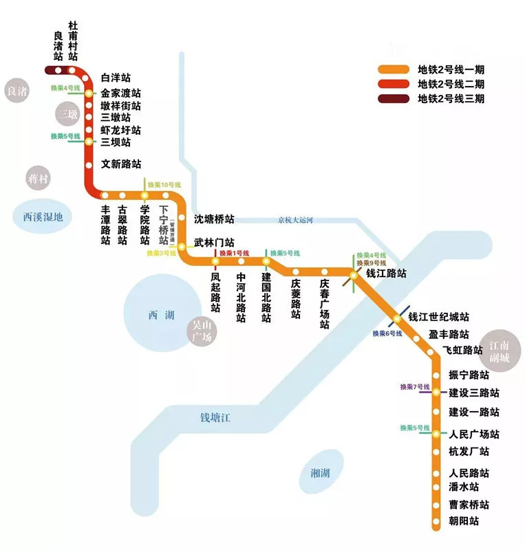 好消息杭州地铁2号线新增列车已到杭调试