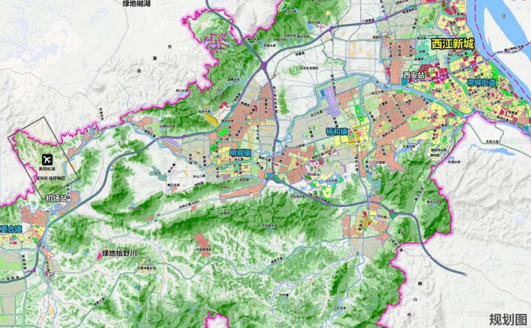 (5)水路航道与西江经济带客货运枢纽中心