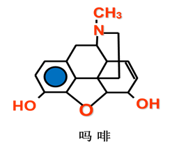 其结构与吗啡类似,为羟二氢吗啡酮衍生物,是目前临床上应用最广的阿片