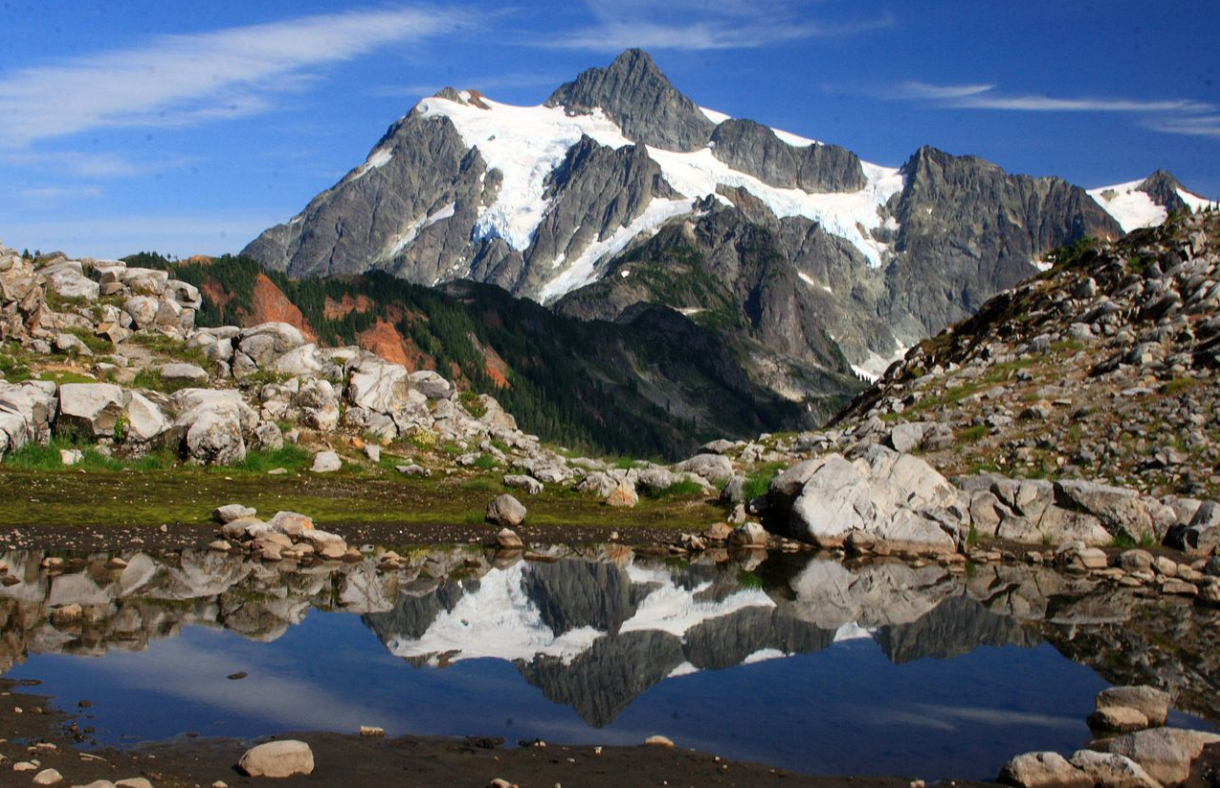 美国霍特科姆县著名景区舒克桑山介绍 Shuksan