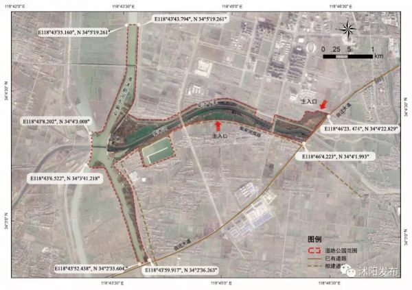 沭阳县三河省级湿地公园位于沭阳县南部新城,为  淮沭河,柴米河及 柴