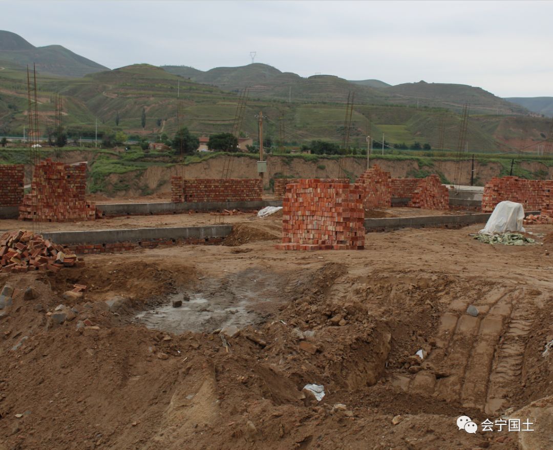 会师镇东河村七里铺组马某违法占地建筑拆除前照片