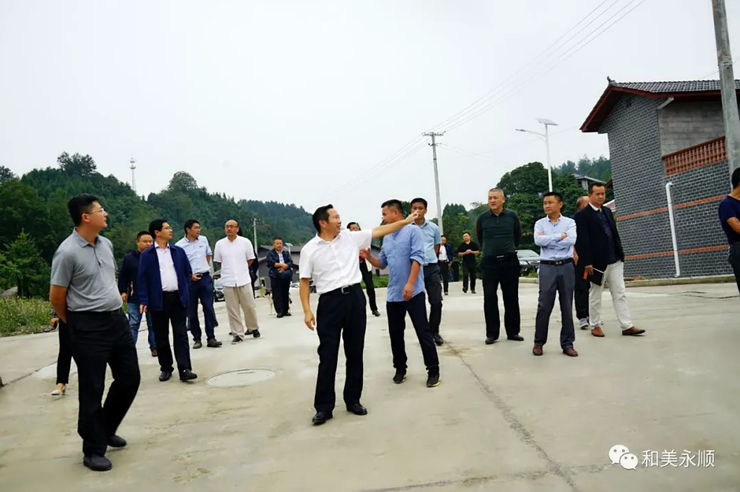 同日,永顺县委副书记周建武率领相关单位在毛坝乡举行"东西部扶贫协作