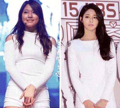 5大韩国女神,减肥前后对比照,如同整容,让人不敢信!