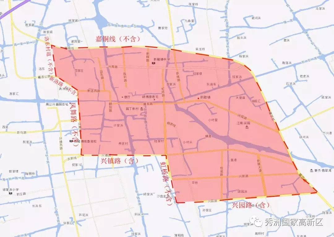 (三)新塍镇 x310嘉铜线(兴昌路)-兴园路-虹桥路-兴镇路-凤舞路-新