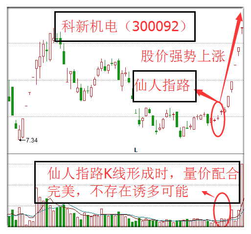 每日学堂k线组合形态之仙人指路