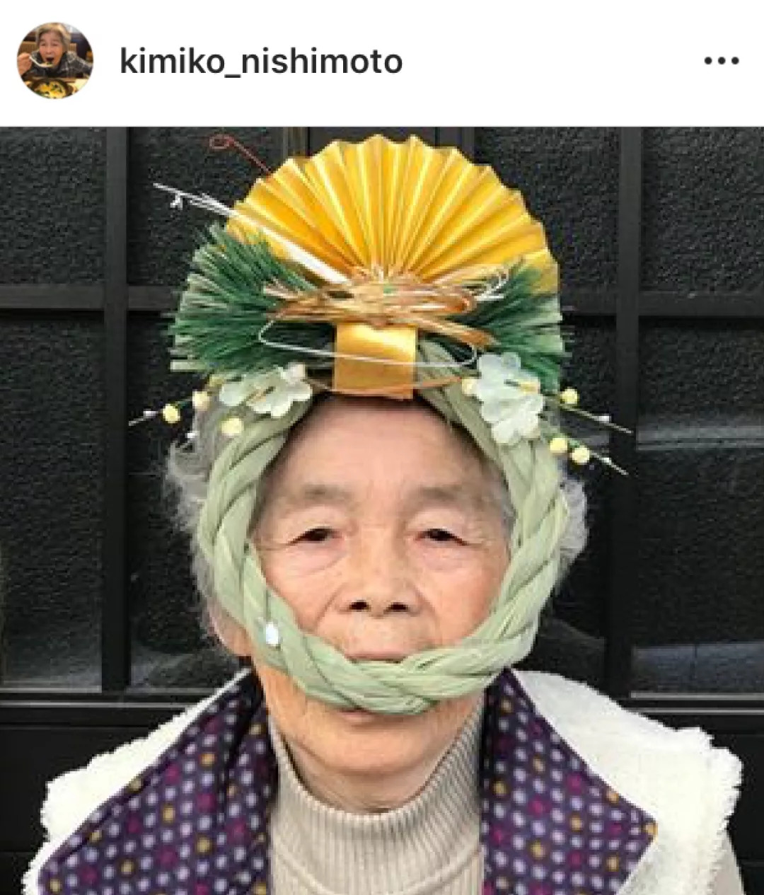 瞧90岁的日本网红老奶奶又在作怪了