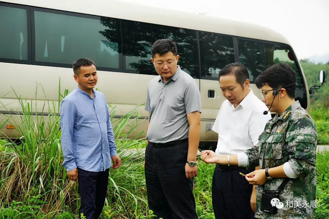 同日,永顺县委副书记周建武率领相关单位在毛坝乡举行"东西部扶贫协作