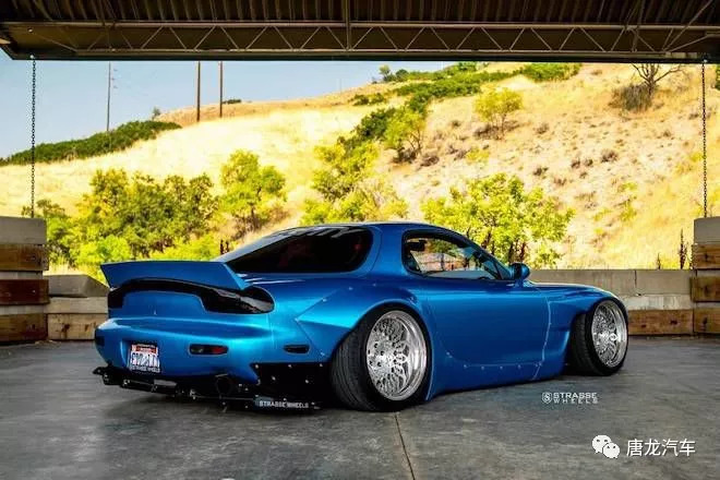 【转子传奇】mazda r-7 fd改rocket bunny 宽体加上strasse 复古锻造