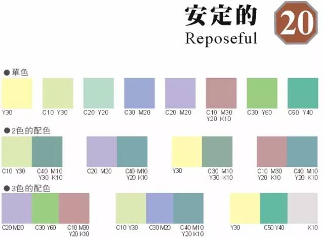 这是一份连设计师都要默默收藏的色彩心理学附实用cmyk配色表