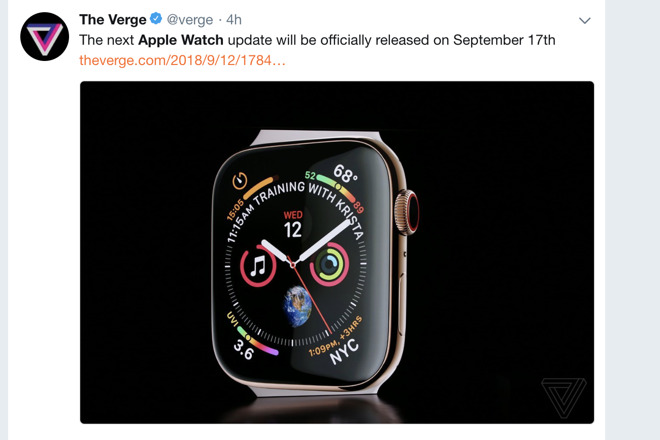 图 Apple Watch Series 4首批媒体评价出炉 屏幕