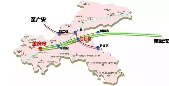 重庆至北京仅需6小时左右 计划2022年11月底建成 渝武高速铁路线路