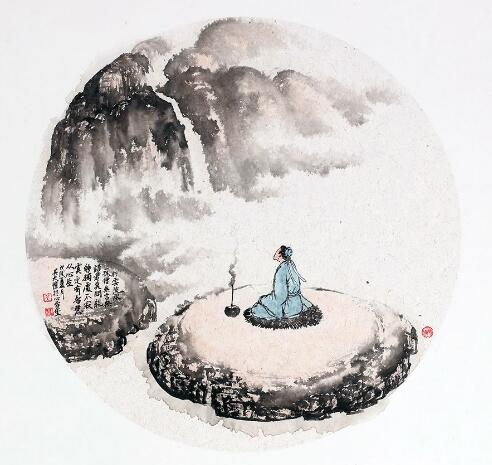 欣赏中国山水画的留白艺术,感受吴大恺笔下的至纯禅意