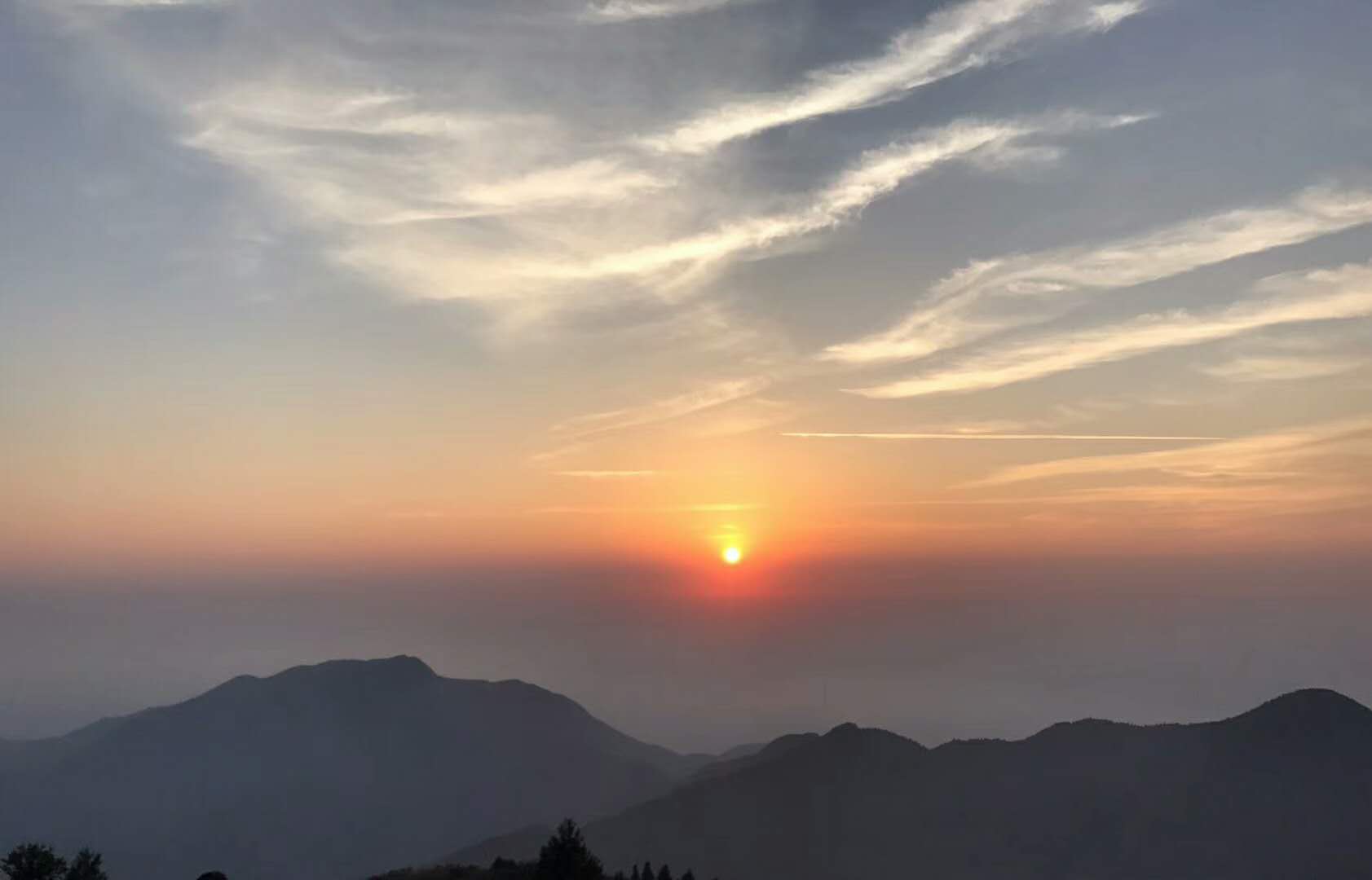 九月南岳衡山的日出真壮观!几张图带你看完全过程