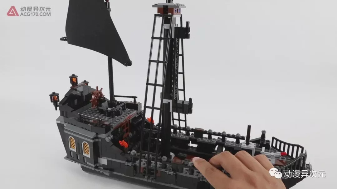 乐高积木 lego 加勒比海盗 4184 黑珍珠号