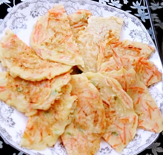 电饼铛美食之——胡萝卜丝饼