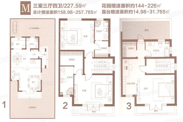 深度解析:北京恒大京南半岛228㎡户型在售_涞水