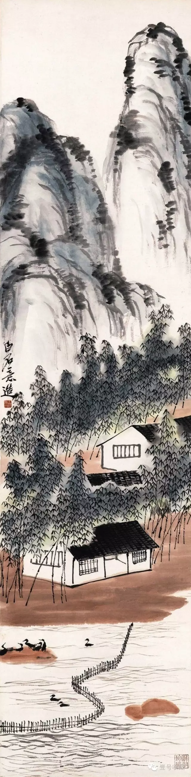 齐白石最美山水画60幅,值得珍藏!