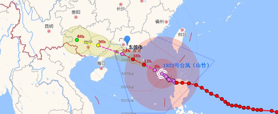 风王提前登陆东莞发布橙色台风预警全省停课这些都紧急停了
