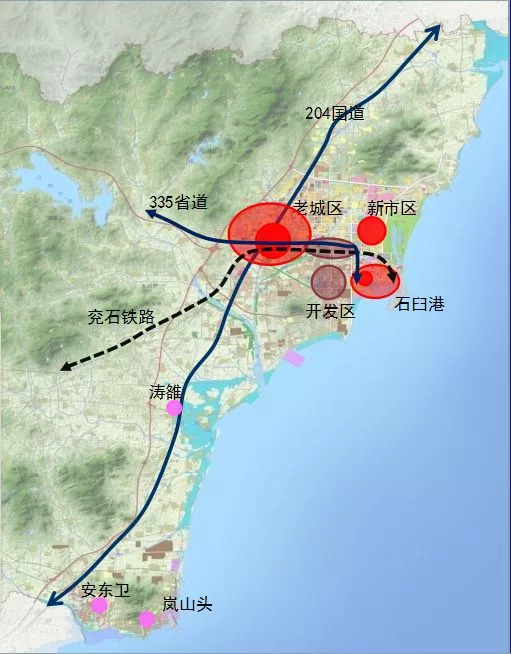 快看2035年日照主城区将达125万人规划图来了1984至今