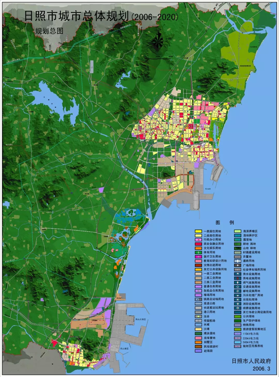 快看,2035年日照主城区将达125万人!规划图来了(1984至今)_城市