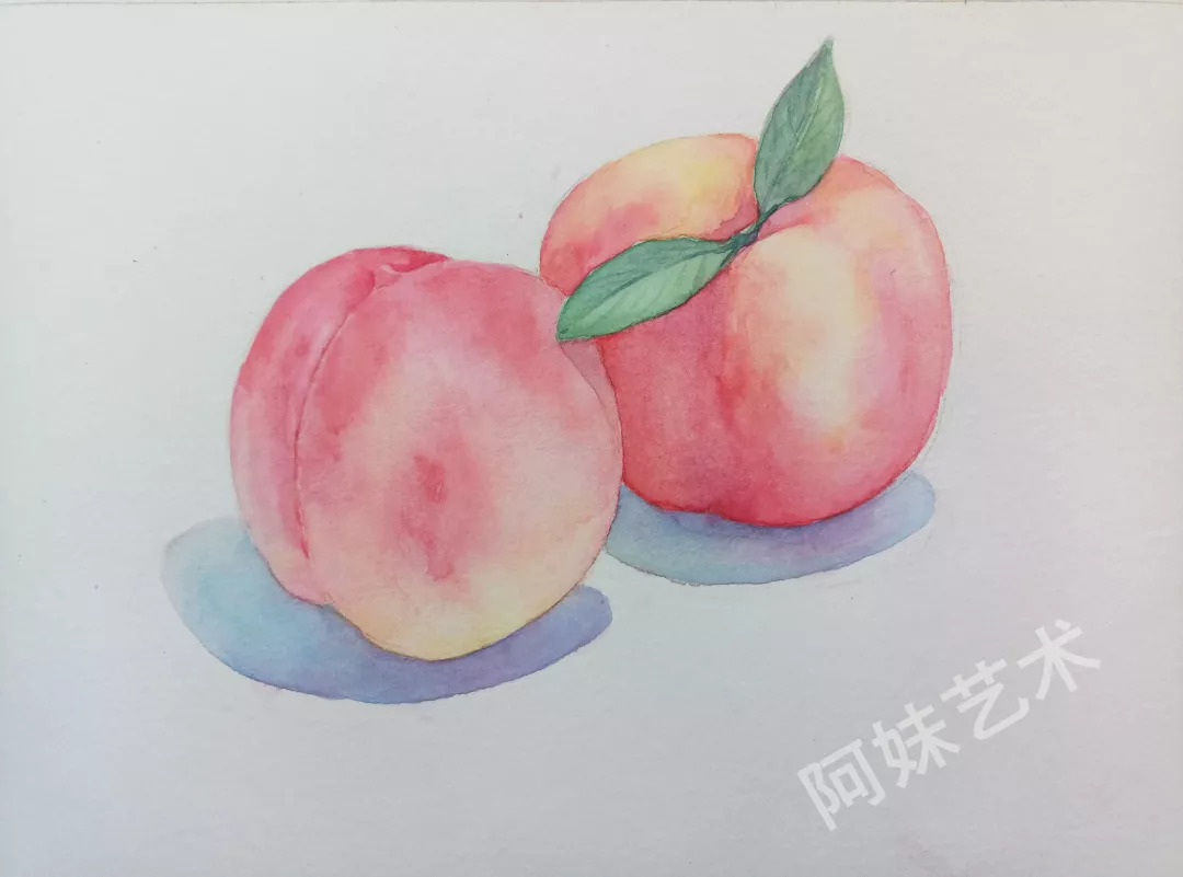 香甜可口的桃子简笔画_桃子简笔画