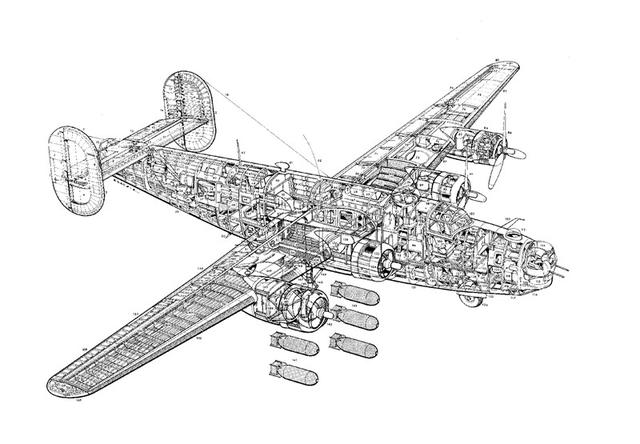 第6天轰炸机:b-24"解放者"